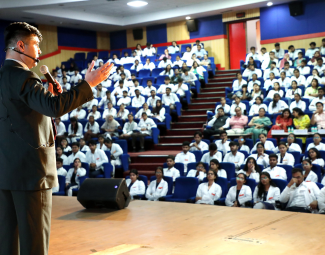 Major Mohammad Ali Shah Delivers Power-Packed Leadership Talk at TMU